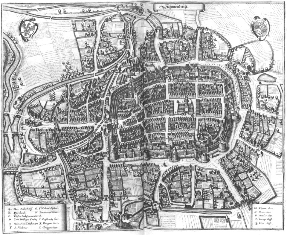 Schweidnitz im Grundt (Merian)