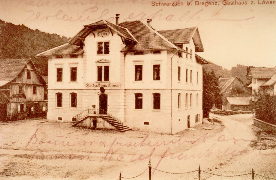 Schwarzach Gh Loewen 1904