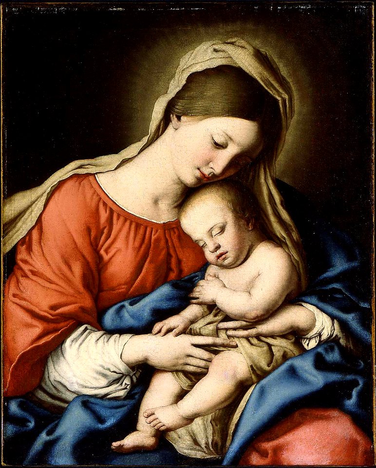 Sassoferrato (Giovanni Battista Salvi) - Virgin and Child - 1991.693 - Museum of Fine Arts