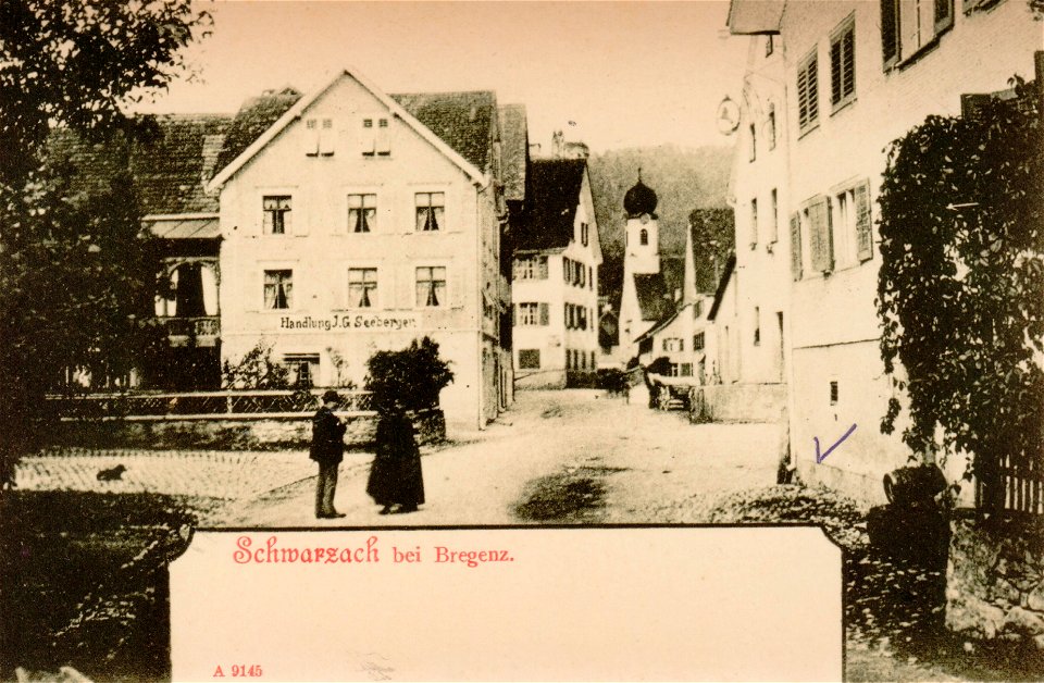 Schwarzach Handlung Seeberger 1901