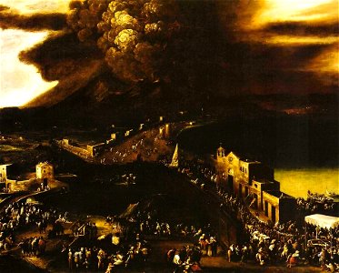 Scipione Compagno - Eruzione del Vesuvio del 1631