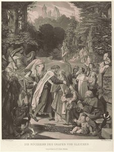 Schwind Die Rückkehr des Grafen von Gleichen
