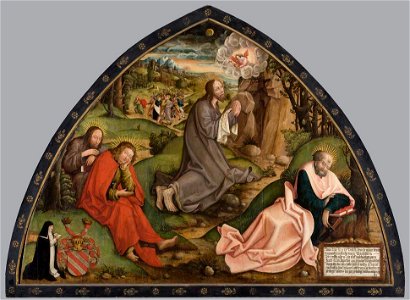Schwäbisch - Christus am Ölberg (Epitaph der Agnes von Burgau) - 4670 - Bavarian State Painting Collections