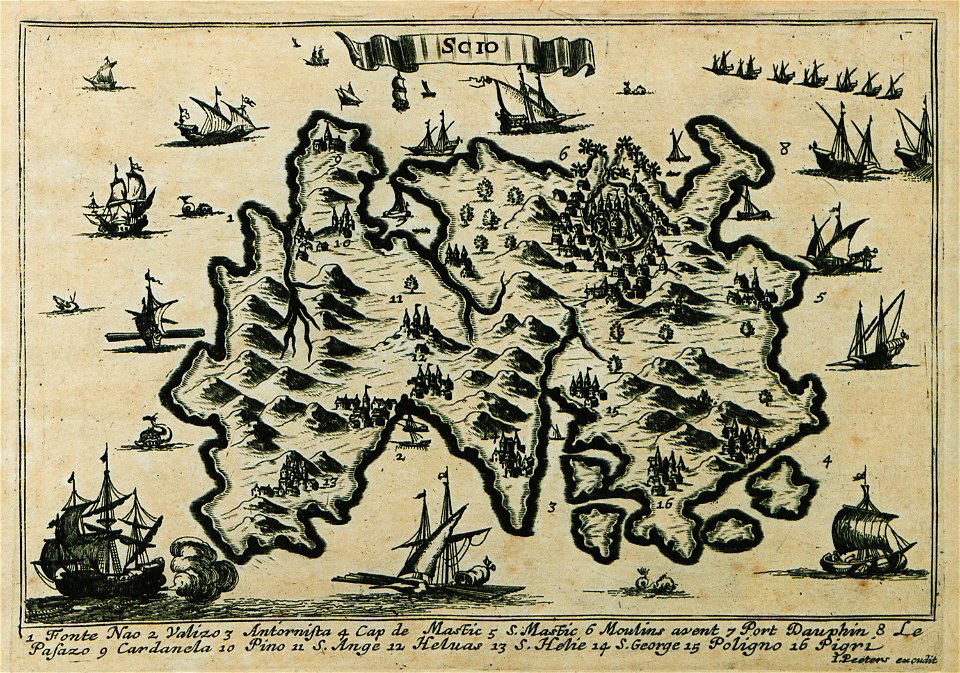 Scio - Peeters Jacob - 1690