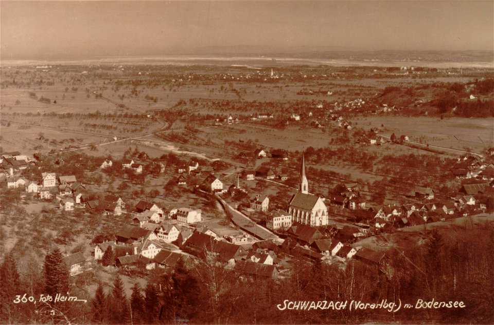 Schwarzach - Lauterach - Rheintal 1923