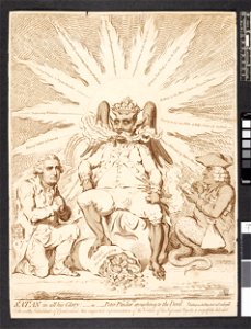 Satan in all his glory;-or-Peter Pindar crouching to the devil. (BM 1851,0901.598 1)
