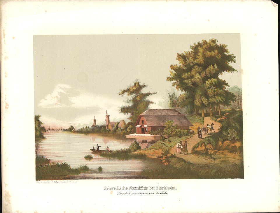 Schwedische Sennhütte bei Stockholm, objectnr A 58855