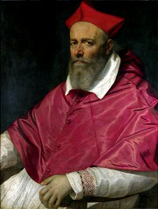 Scipione Pulzone (1544-1598) - Portrait of a Cardinal - NG1048 - National Gallery