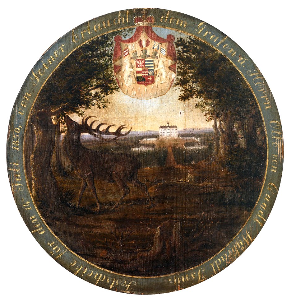 Schützenscheibe Isny 1850