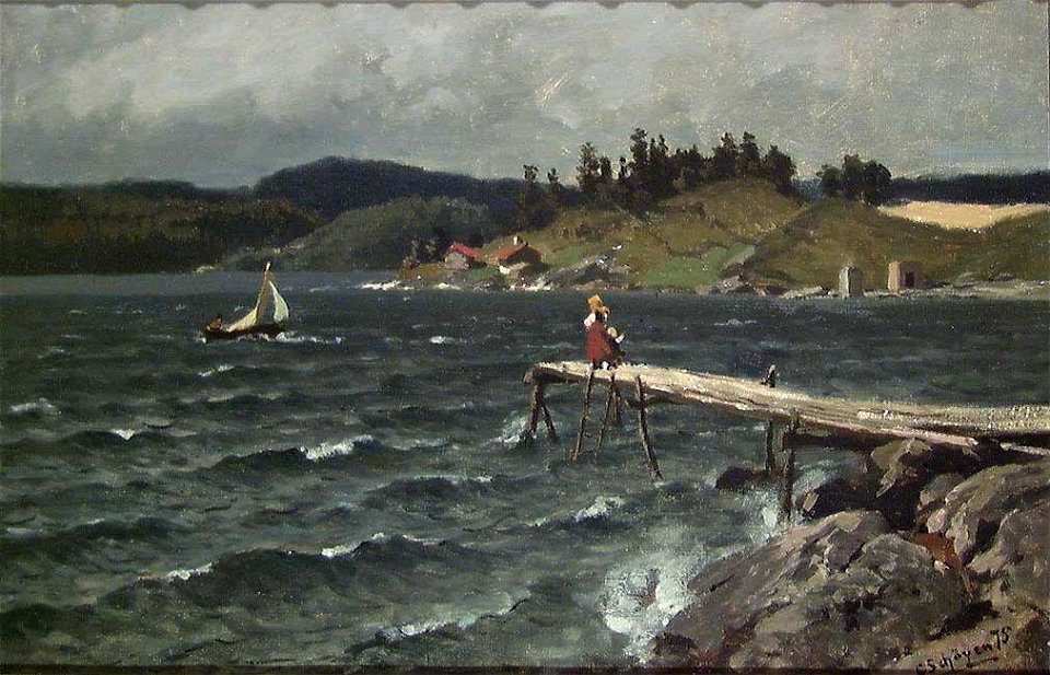 Carl Schøyen - From the Coast of Christianiafjorden - NG.M.00287 - National Museum of Art, Architecture and Design