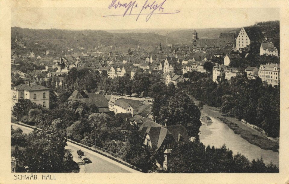 Schwäbisch Hall, Baden-Württemberg - Stadtansicht (Zeno Ansichtskarten)