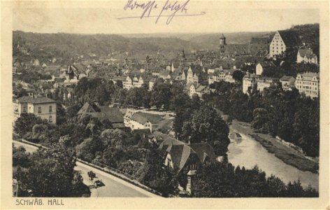 Schwäbisch Hall, Baden-Württemberg - Stadtansicht (Zeno Ansichtskarten)