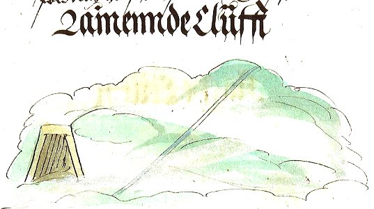 Schwazer Bergbuch Abbildung 016 - Lainennde Clufft