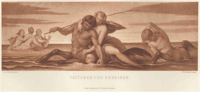Schwind Tritonen und Nereiden