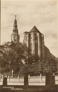 Schweidnitz, Schlesien - Pfarrkirche (Zeno Ansichtskarten)
