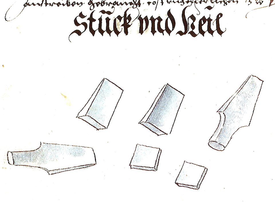 Schwazer Bergbuch Abbildung 054 - Stuck und Keil