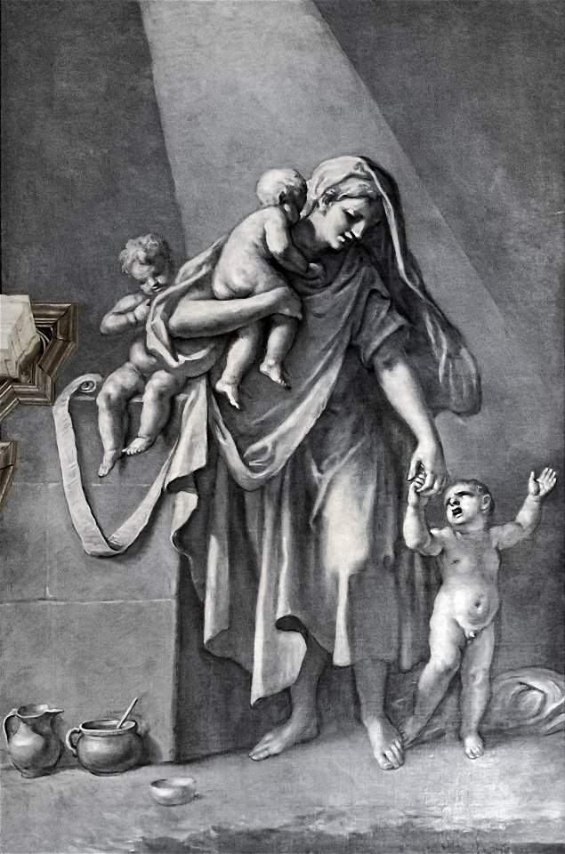 Scuola Grande dei Carmini - Cappella della Madonna del Carmelo - Allegoria della Carità - Niccolò Bambini