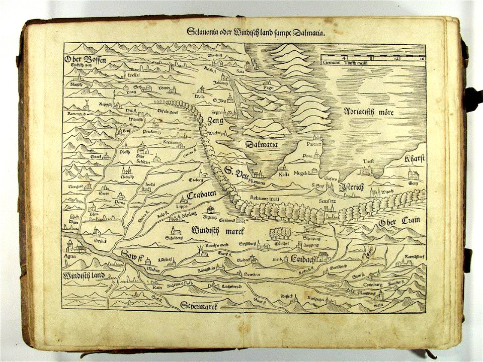 Sclauonia oder Windisch Land sampt Dalmatia 1548