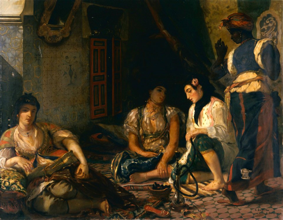 Scène algérienne, femmes d'Alger - Georges Jouve - musée d'art et d'histoire de Saint-Brieuc, 206b
