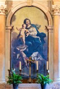 Scuola Grande dei Carmini (Venice) - Cappella della Madonna del Carmelo - Madonna del Carmelo - Sante Piatti