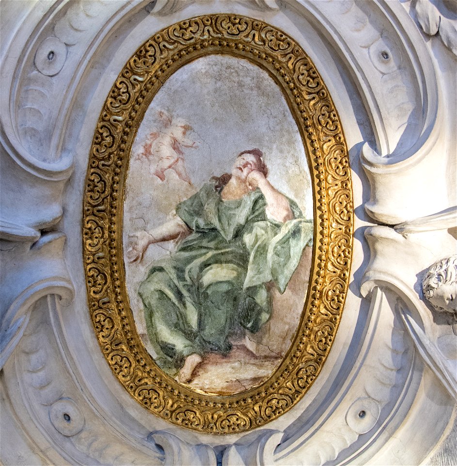 Scuola Grande dei Carmini (Venice) - Scalone e corridoio - La Speranza di Sante Piatti