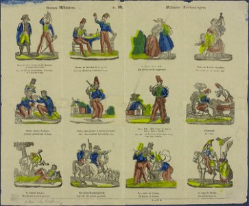 Scènes militaires-Catchpenny print-SMC K 0034
