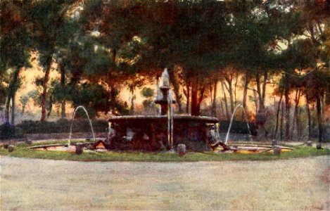 Seahorse Fountain in the Villa Borghese by Alberto Pisa (1905)