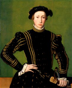 William Scrots - Portrait of Maximilian II - WGA21097