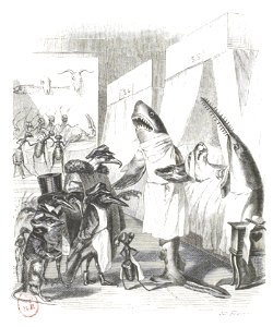 Scènes de la vie privée et publique des animaux, tome 1 0248. Free illustration for personal and commercial use.
