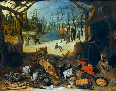 Sebastiaen Vrancx - Allegory of winter