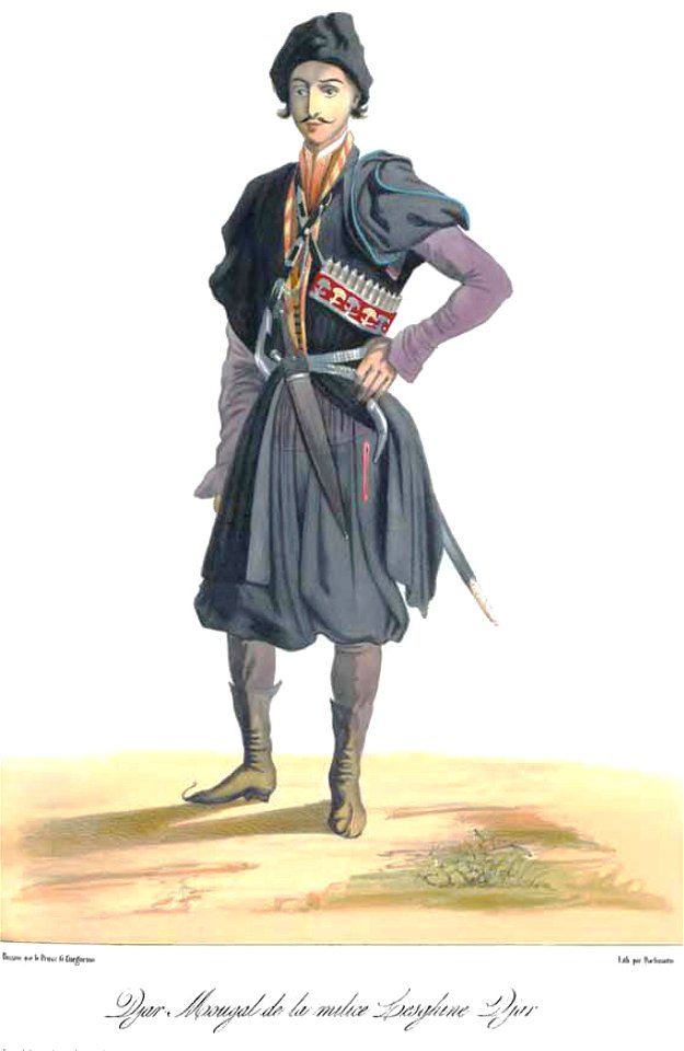 Scènes, paysages, moeurs et costumes du Caucase dessinés d'aprés nature par le prince G. Gagarine.23