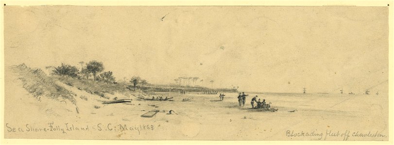 Sea Shore-Folly Island, S.C. May 1863 LCCN2004660909