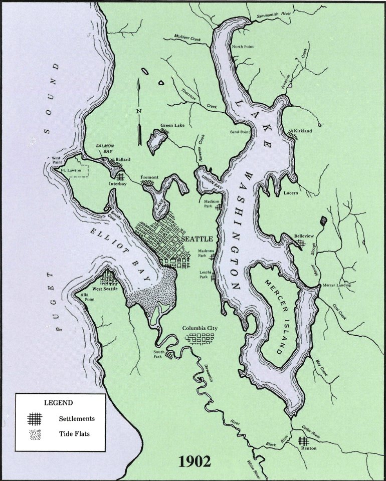 Seattle waterways - 1902