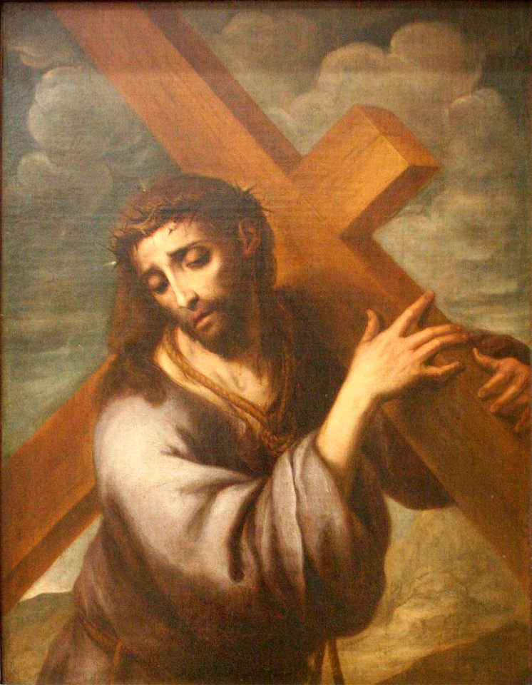 Sebastian de Llanos-Christ portant sa croix