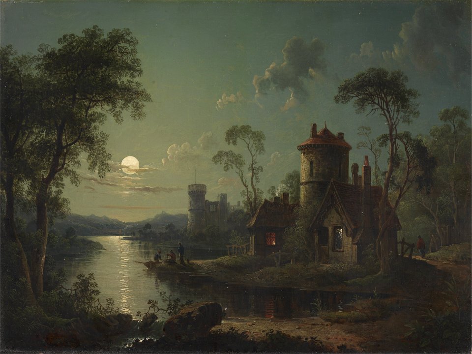 Sebastian Pether - River Scene - Google Art Project