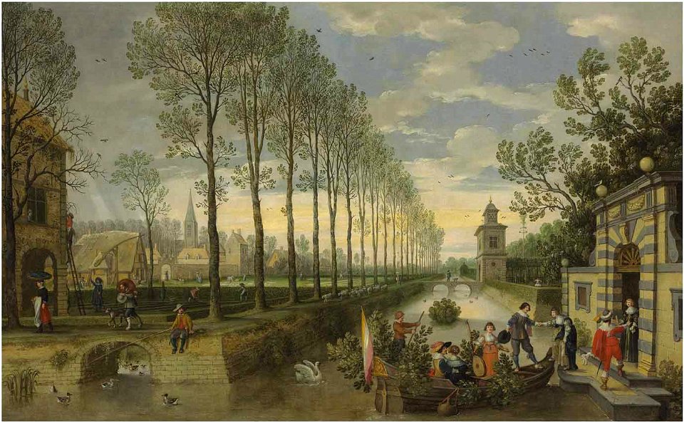 Sebastiaen Vrancx - The four seasons - Spring