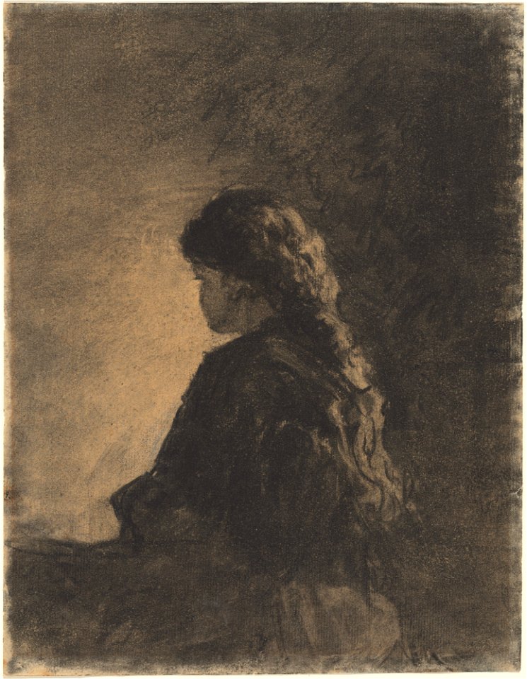 Seated Girl William Morris Hunt