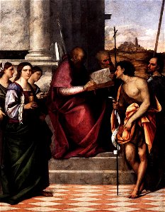 Sebastiano del piombo, pala di san giovanni crisostomo 01