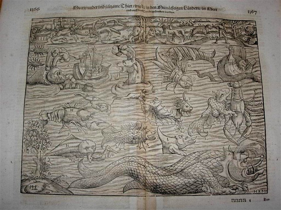 Sea monsters (1628)