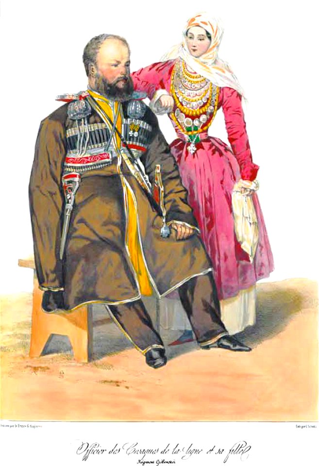 Scènes, paysages, moeurs et costumes du Caucase dessinés d'aprés nature par le prince G. Gagarine.25