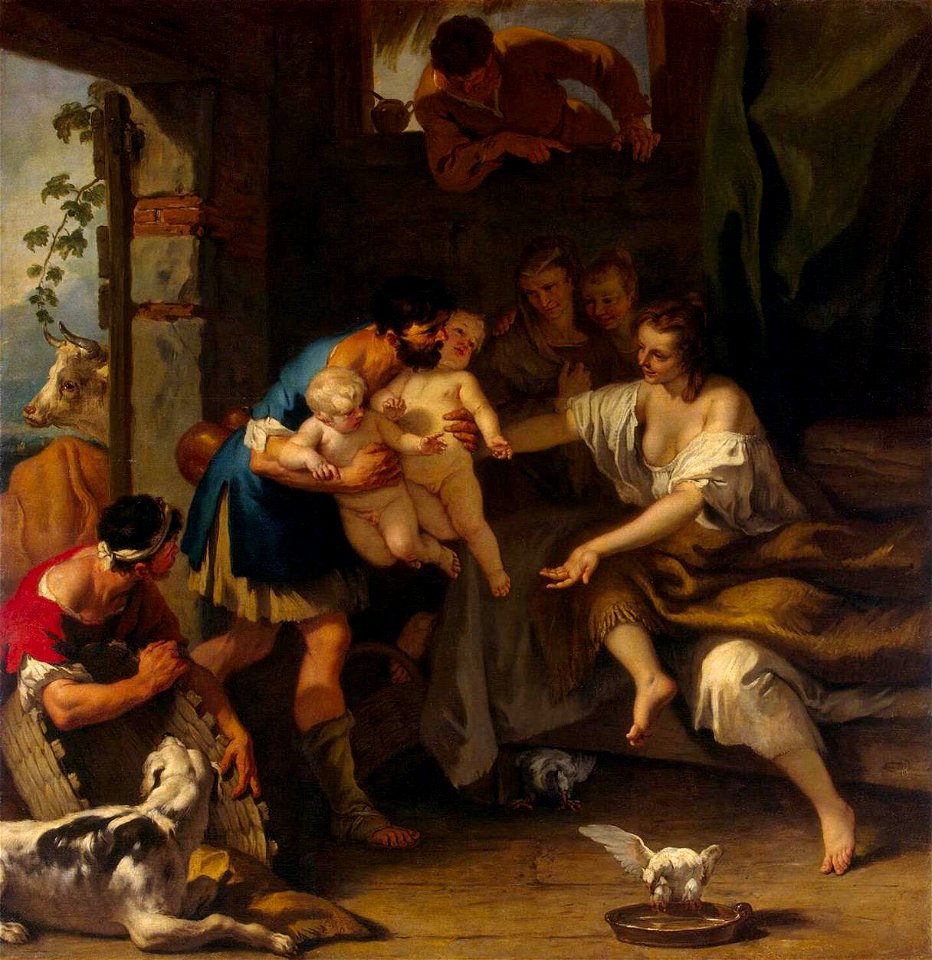 Sebastiano Ricci - Childhood of Romulus and Remus - WGA19425