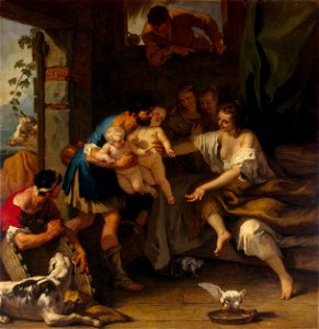 Sebastiano Ricci - Childhood of Romulus and Remus - WGA19425