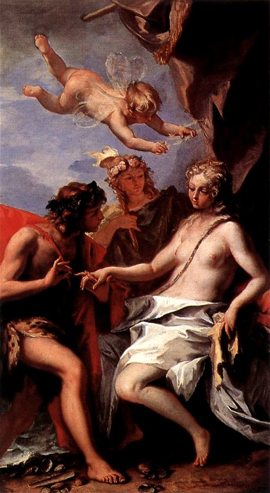 Sebastiano Ricci - Bacchus and Ariadne - WGA19434