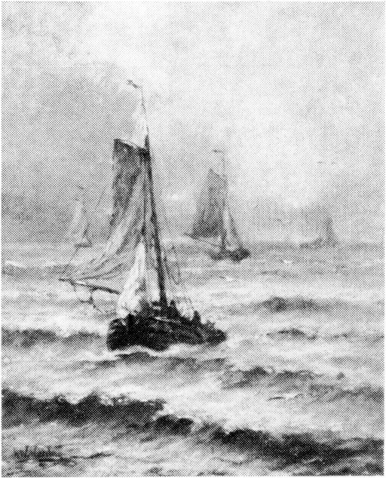 Sea with Ships by Hendrik Willem Mesdag Rijksdienst voor het Cultureel Erfgoed B727