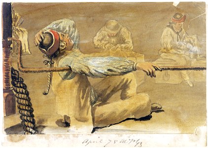 Seamen relaxing on the Pallas (Bray album) RMG PT2023
