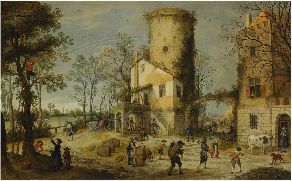 Sebastiaen Vrancx - The four seasons - Autumn
