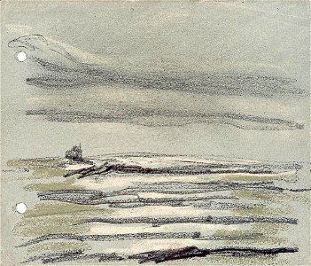 Seascape with Small Boat by Theo van Doesburg AB4364