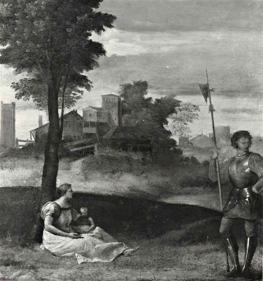 Sebastiano del Piombo - Scena campestre con figure, Collezione marchese di Northampton
