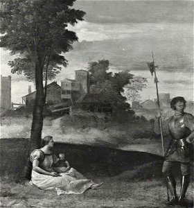 Sebastiano del Piombo - Scena campestre con figure, Collezione marchese di Northampton