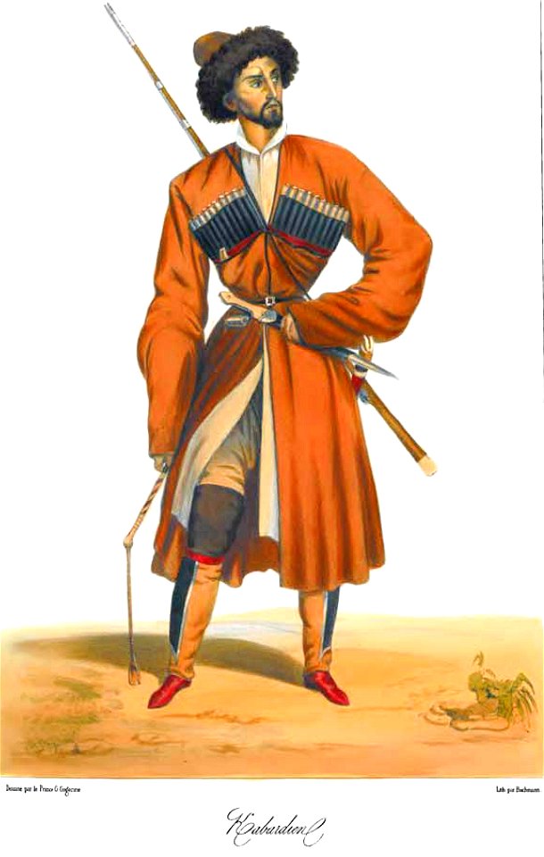 Scènes, paysages, moeurs et costumes du Caucase dessinés d'aprés nature par le prince G. Gagarine.18